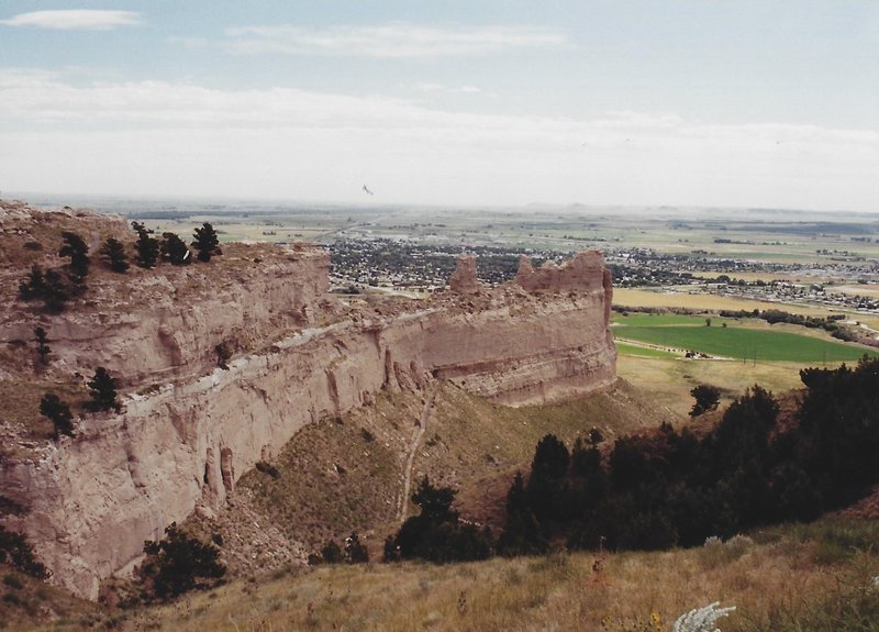 View of the bluffs