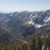 Amazing views everywhere! Looking down over the town of Mt Charleston.