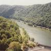 View of the New River from Hawk's Nest Overlook