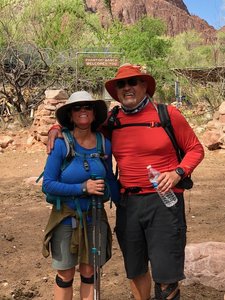 Hiked down south kaibab trail, Grand Canyon to phantom ranch