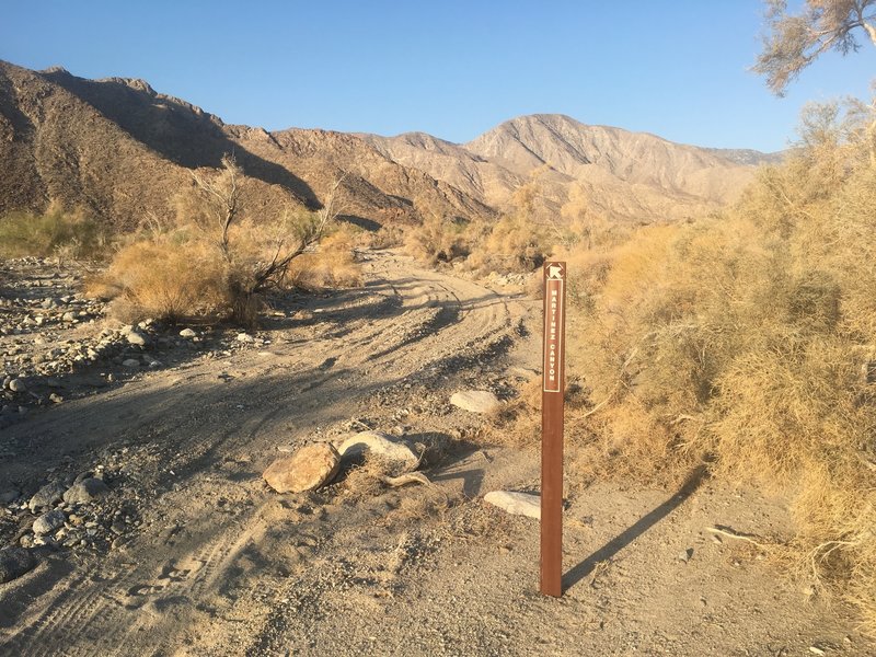 If you can make it this far in an appropriate vehicle, you can park at this trailhead.