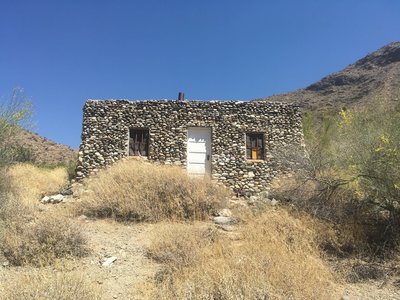 Approaching Jack Miller's cabin.