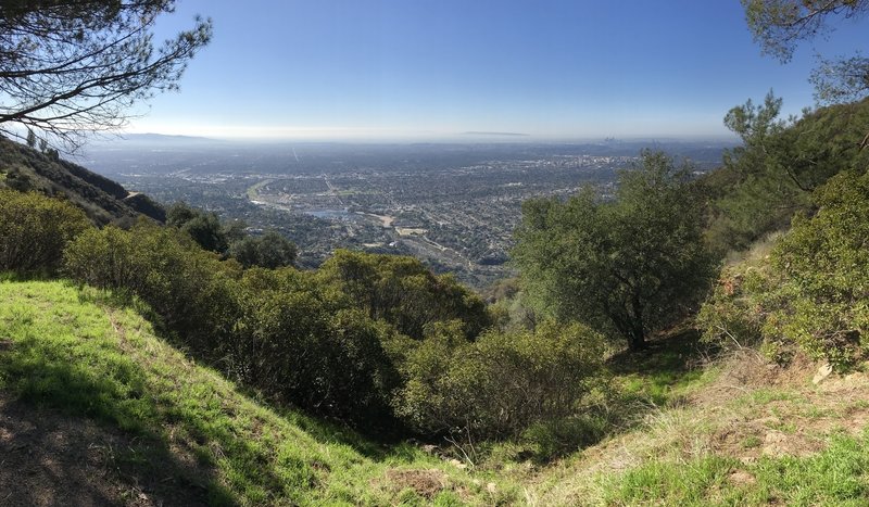 View of LA basin from lower campground