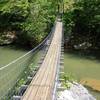 Suspension bridge over Smokey Creek