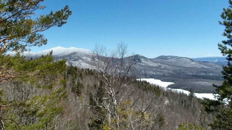 The first view from the summit.