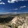 The view toward Albuquerque from the overlook