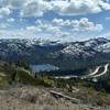 View of Donner Lake from the top of Glacier Way trail