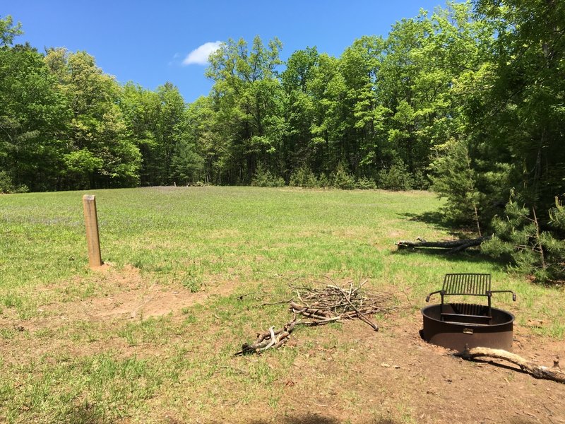 Fox Trail campsite. From camping number 2