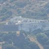 The Panachrados Monstery view from hiking route Andros Route No 1