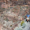 Traversing in to upper Tapeats Creek