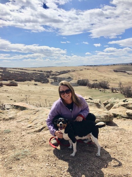 At the top of Glendale Farm Trail.