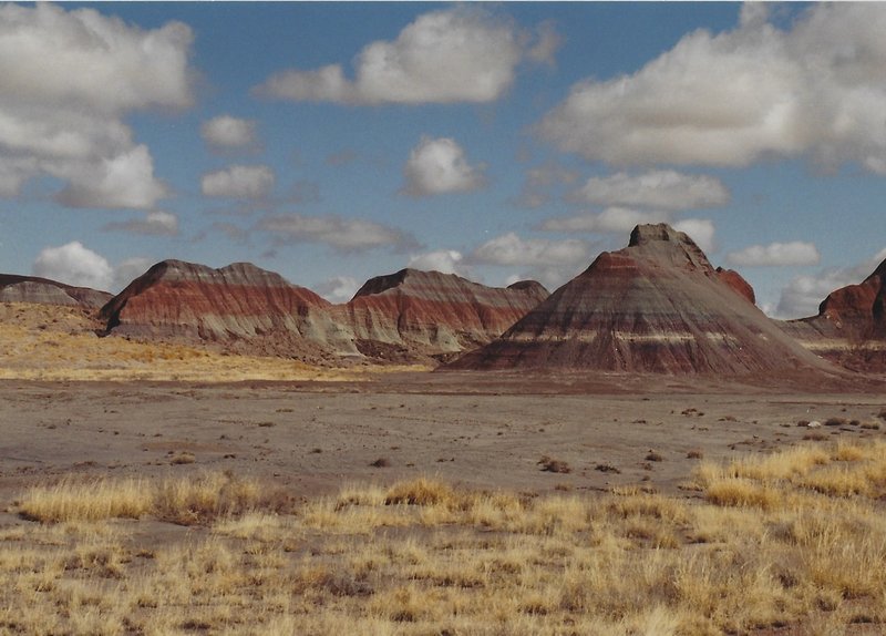 View of rock formations