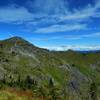 Silver Star and Mount Saint Helens from near the Indian Pits