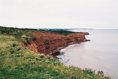View of the red rocks