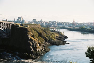 View of Reversing Falls and Bay of Fundy