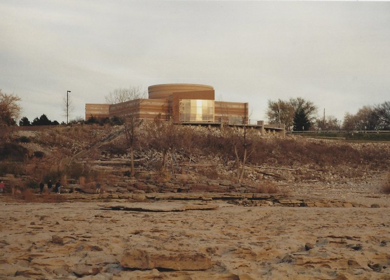 View of the Falls of the Ohio Interpretive Center