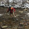 Winter water crossings froze our toes... but was so fun.