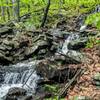 A seasonal cascade just off Sweet Clover Trail in Schunnemunk Mountain State Park