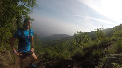 The view from above Boyana Waterfall