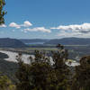 View of wide bed of the Waiho River