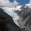 Franz Josef Glacier from Rata Lookout