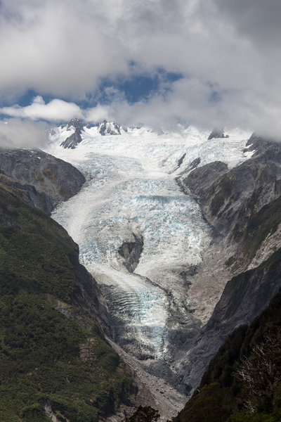 Franz Josef Glacier from Christmas Lookout