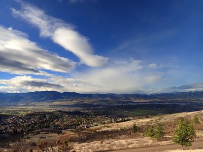 View of Medford from the Greenhorn Trail