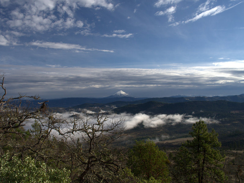 Mount McLoughlin from the Manzanita Trail