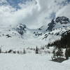 Mount Matier and Mount Joffre from Cerise Creek Winter Route