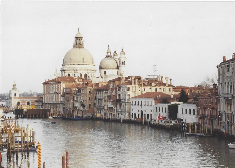 View of the Gran Canale and Santa Maria della Salute