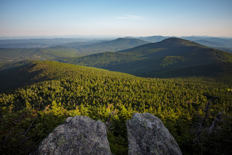 Northwestern view off of Killington Peak.