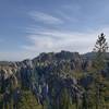 Black Elk Peak seen in the distance from a point on trail #9