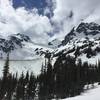 Mount Matier and Mount Joffre from Cerise Creek Winter Route