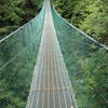 Suspension bridge on JDF Marine Trail