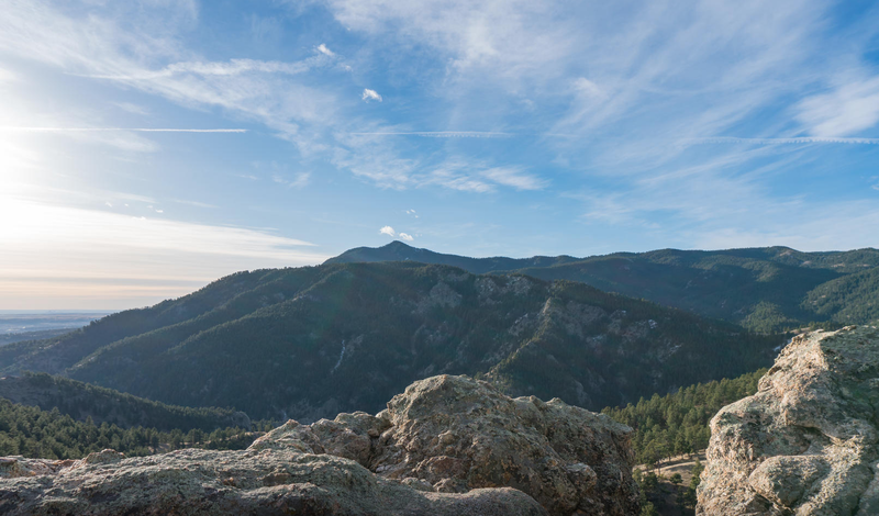 Green Mountain and Flagstaff from the Anemone