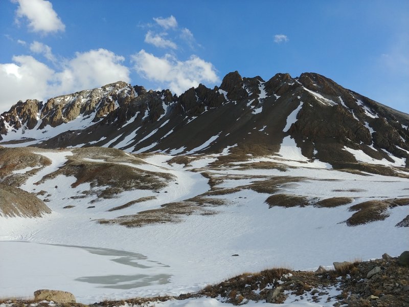 Mount Sneffels from the base, taken May 20, 2018