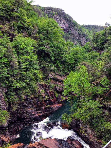 Hurricane Falls at the base of the trail