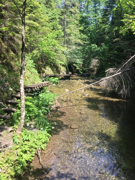 Sokolia dolina/footsteps over the river