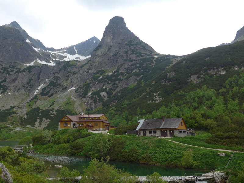 Jastrabia veza with chalet below