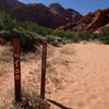 End of Padre Canyon Trail