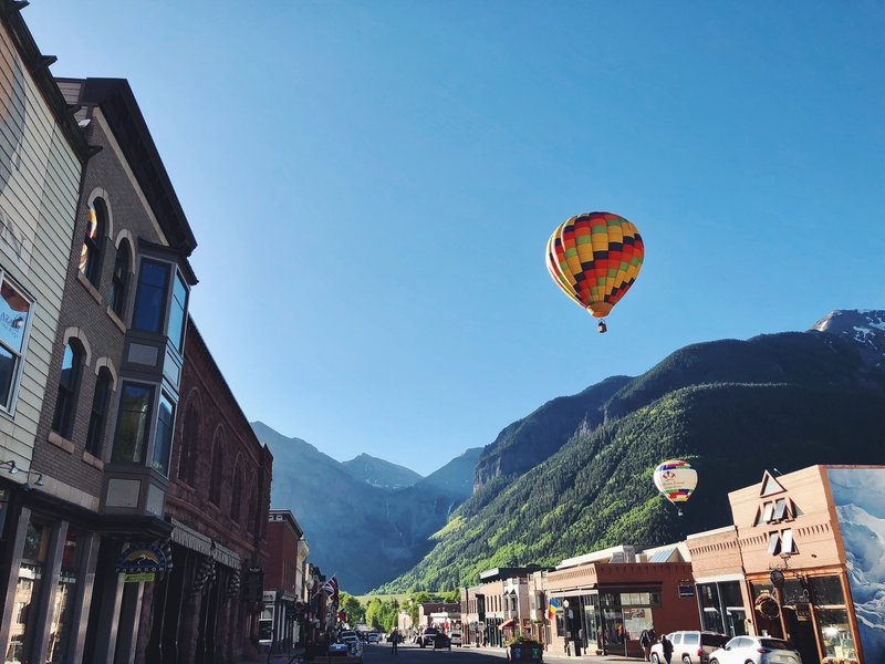 Telluride hot air balloon festival!