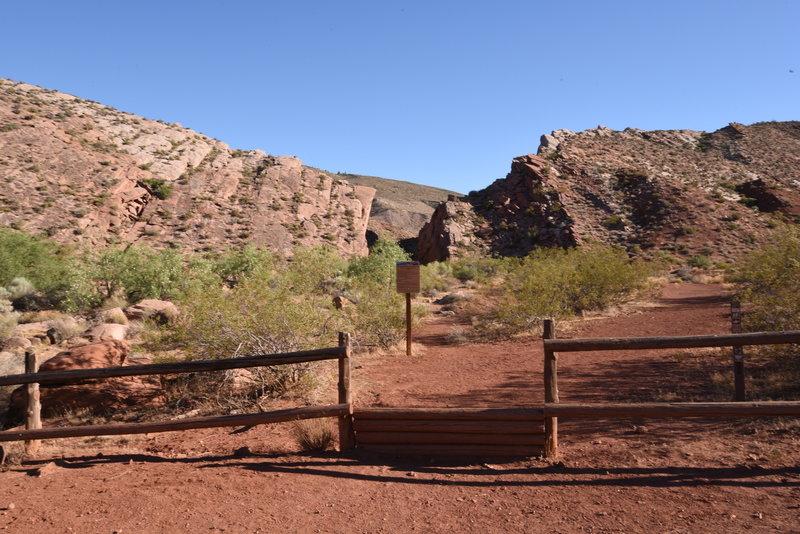 Parking area and "Gap"