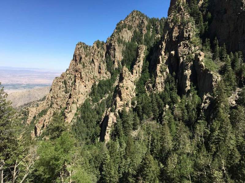 looking northwest from gorge