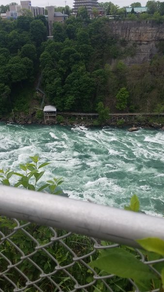 Class 6 Rapids, looking at the Canadian Trail