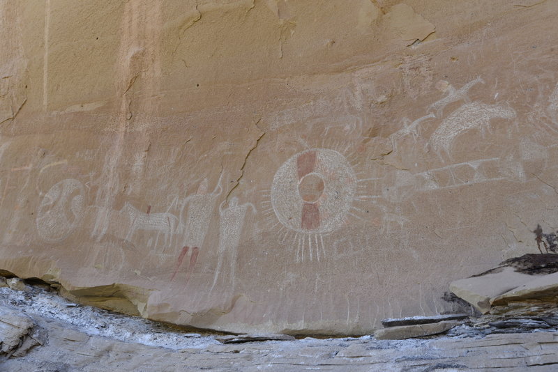 A closer look of pictographs