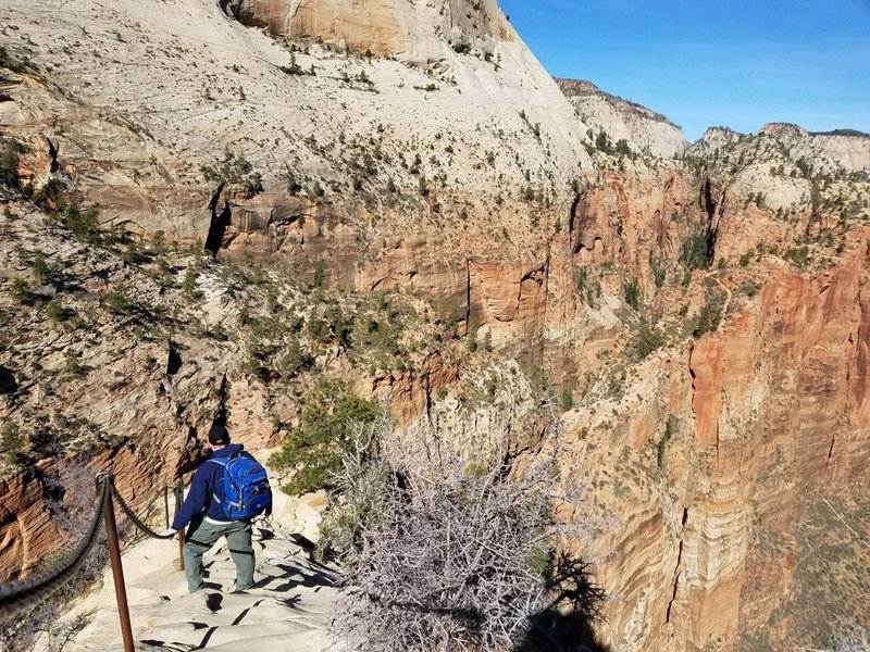 angels landing descent, Zion NP