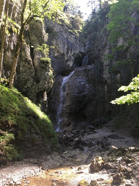 Big terrace waterfall