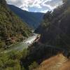 Evening near Grave Creek trailhead on the Rogue River Trail.