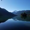 Late morning view of Johnson Peak and Packwood Lake.