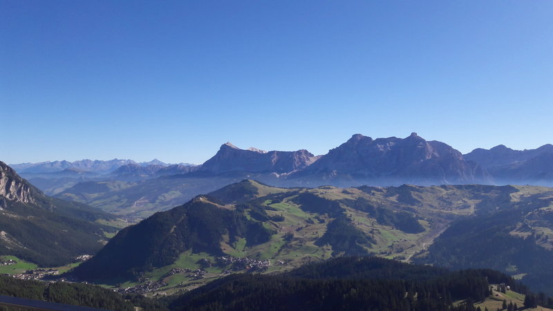 Vista dall'arrivo dell'impianto di risalita Boe  (View from Boe lift)